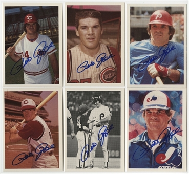 Pete Rose Signed "The Official Pete Rose Baseball Card Set" - Complete Set Of 120 Cards (Beckett)